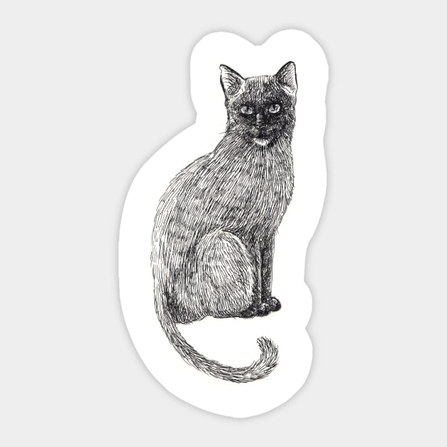 Cat Sticker by katerinamk